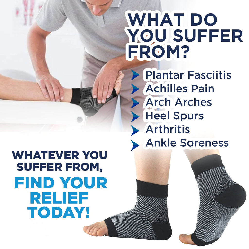 Ortho Fit Store Compressions Pain Relief Ankle Socks