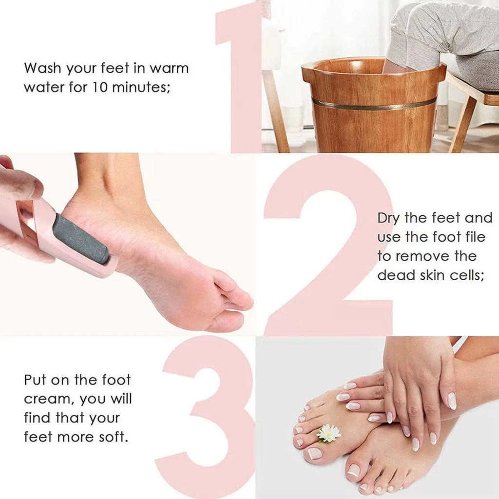 Electric Callus Remover — Salon-Smooth Feet at Home in Minutes
