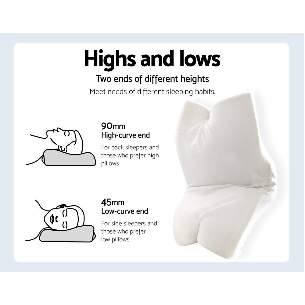 Ortho Fit Store Orthopedic Memory Foam Pillow