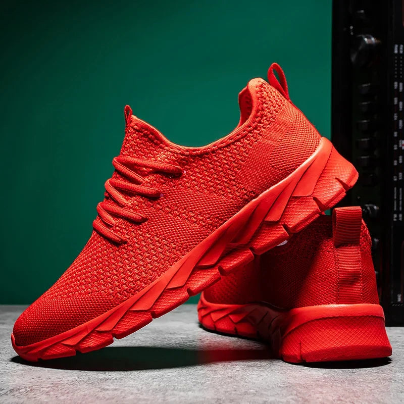 Men's Breathable Cushioned Running Shoes — Lightweight Comfort for Active Feet