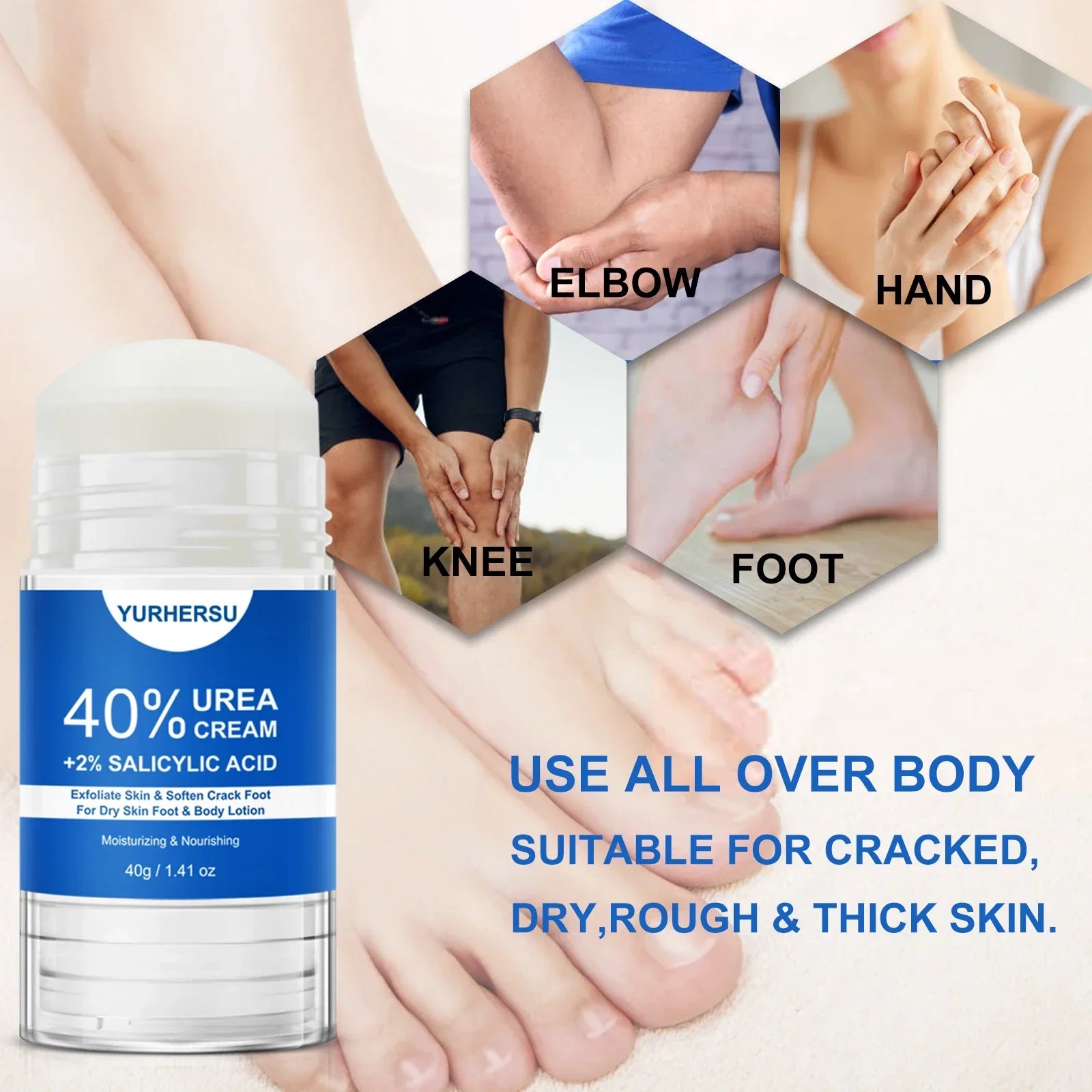 Cracked Heel Repair Stick — Fast Relief for Dry, Painful Heels