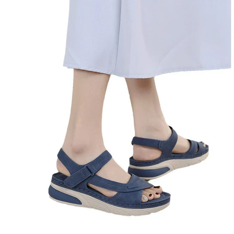 Women's Orthopedic Velcro Sandals — All-Day Comfort & Support for Tired, Achy Feet