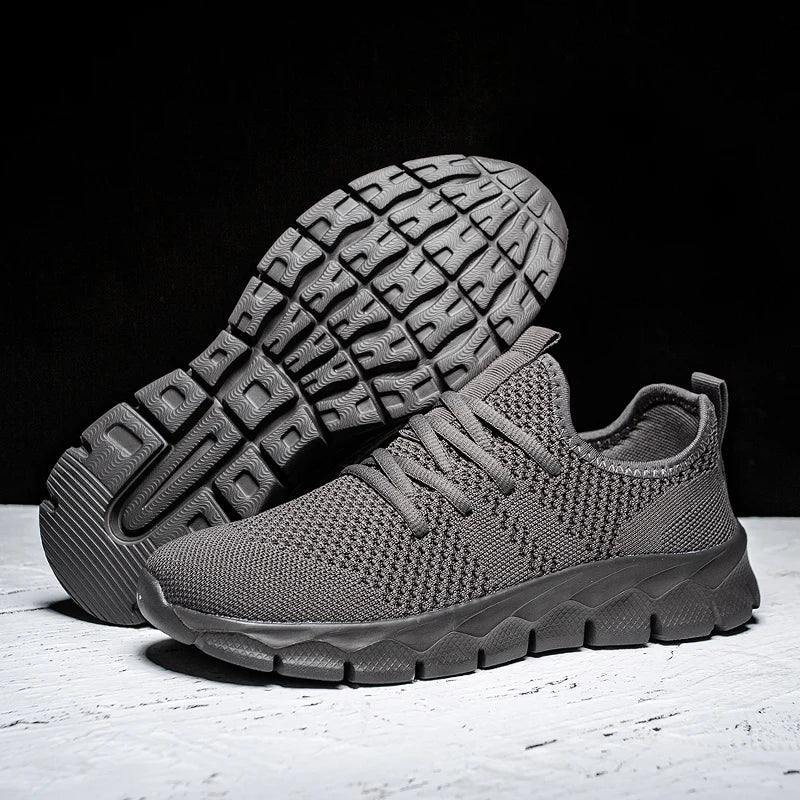 Men's Breathable Cushioned Running Shoes — Lightweight Comfort for Active Feet
