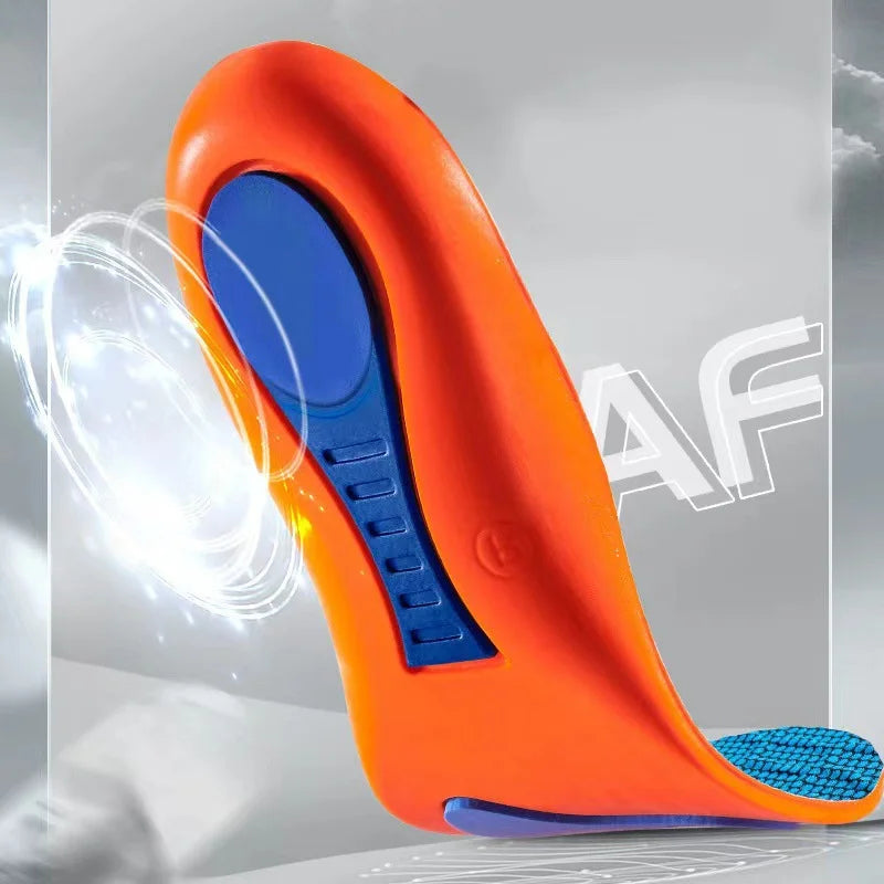 Super Soft Cushioned Running Insoles — Arch Support & Shock Absorption for All-Day Comfort