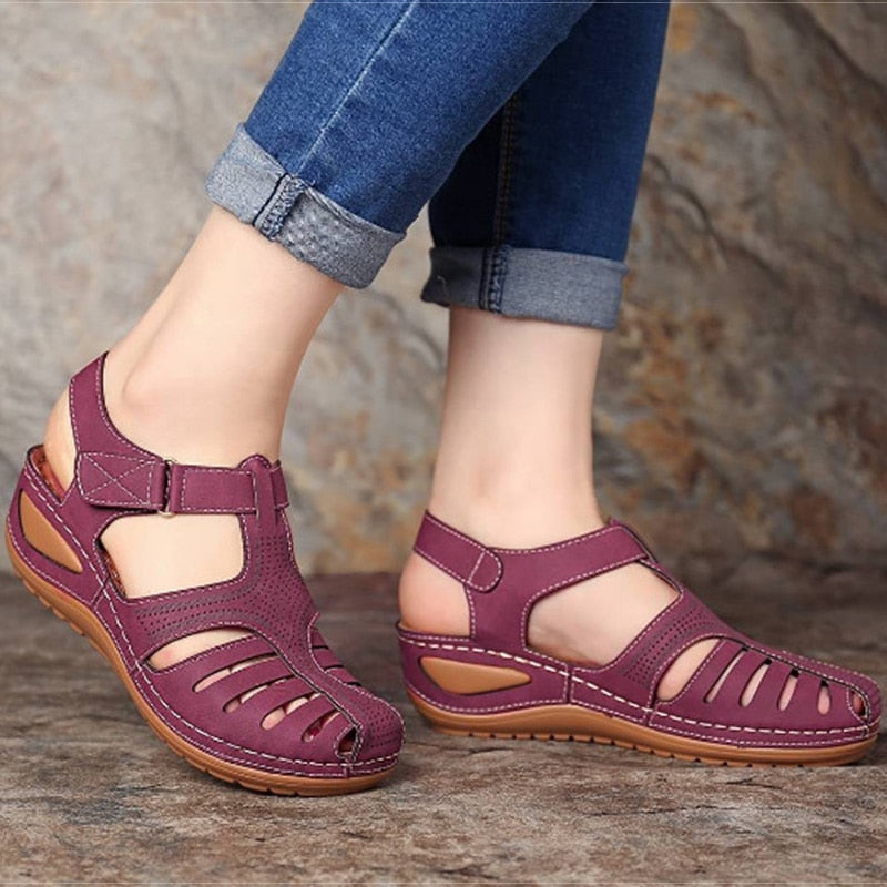 Ortho Fit Store Comfort Platform Sandals Womens