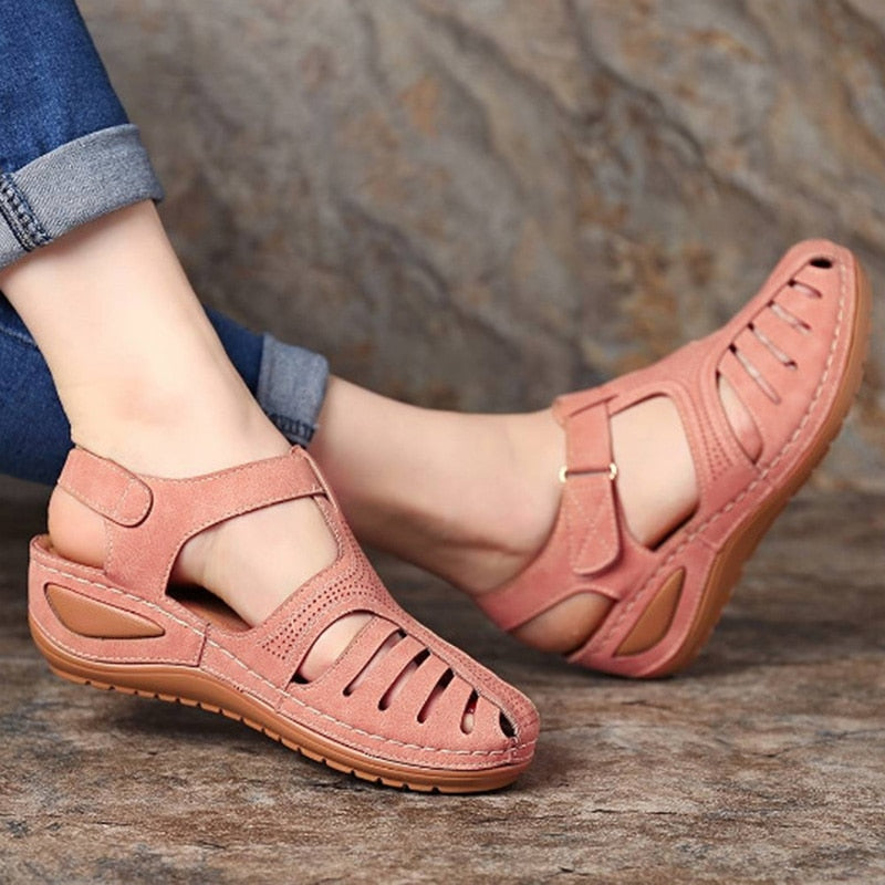 Ortho Fit Store Comfort Platform Sandals Womens