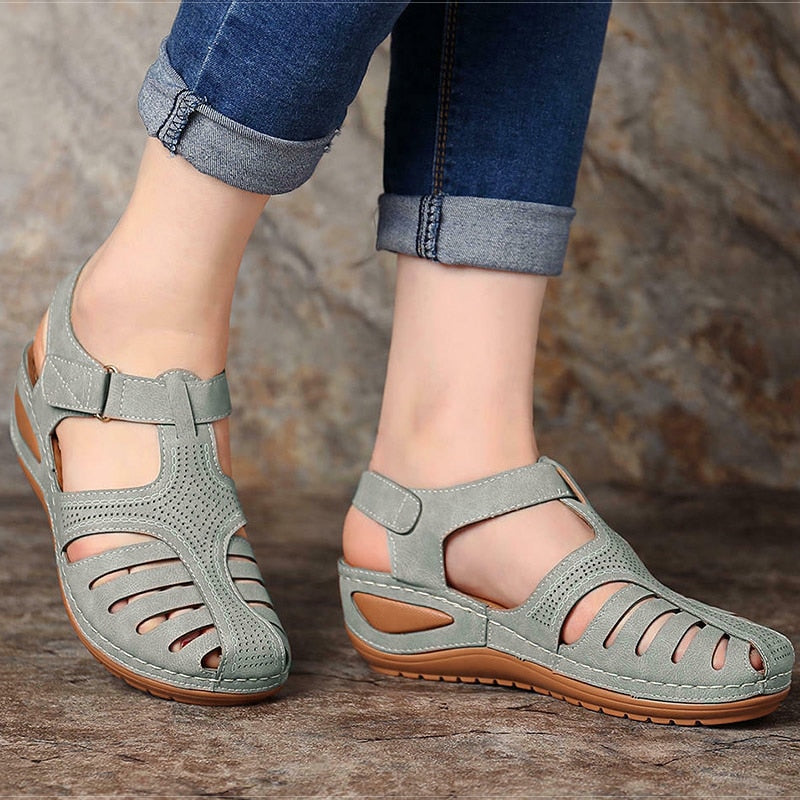 Ortho Fit Store Comfort Platform Sandals Womens